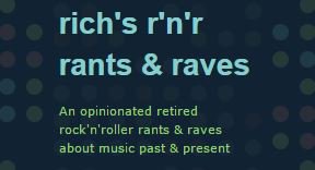 rich's r'n'r rants & raves logo