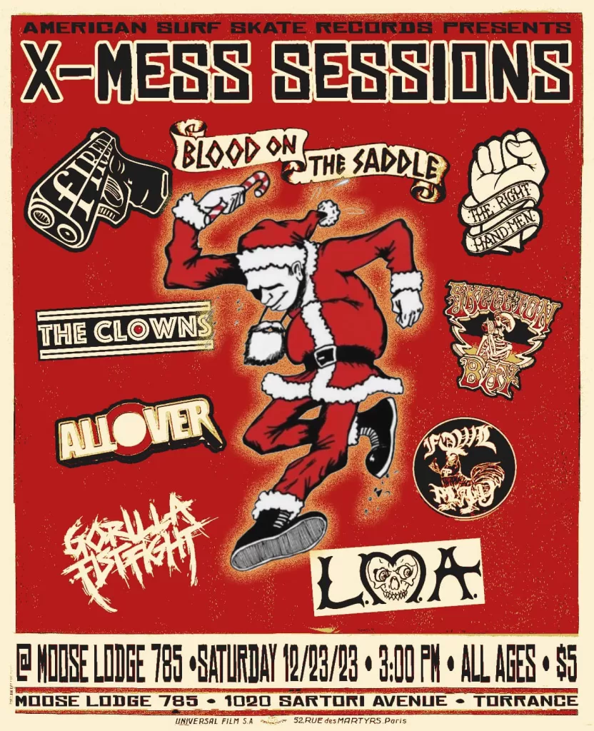 Blood on the Saddle headlines the X-Mess Sessions in Torrance, CA